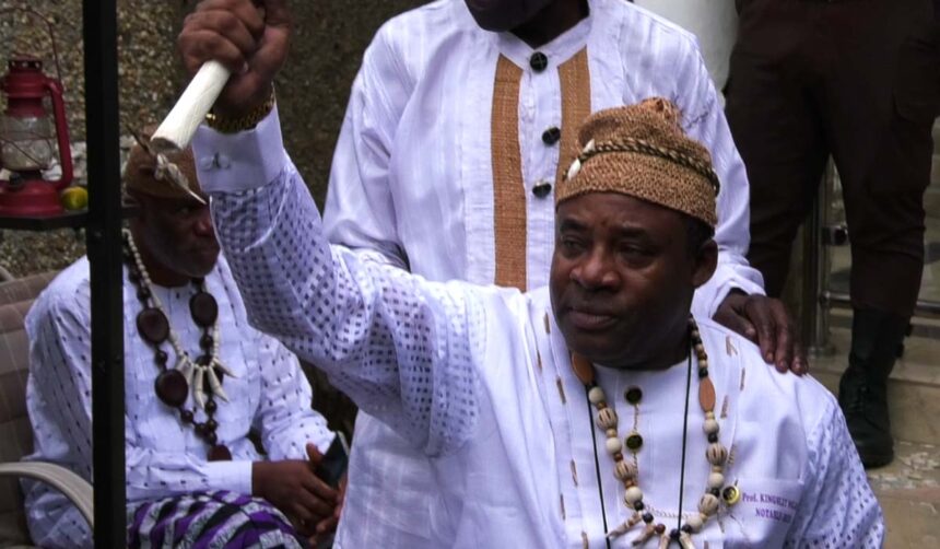 Prof. Ngange takes authority as a notable
